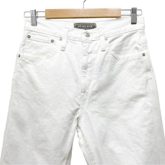 J. Crew Point Sur White Shoreditch Straight Jeans Preppy Coastal Women’s Size 26 - Picture 5 of 15